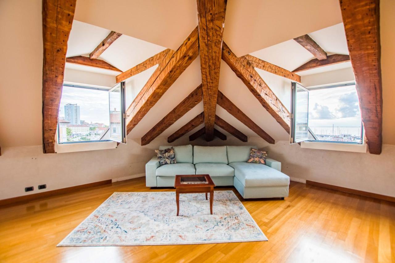 Panorama Loft Lejlighed Trieste Eksteriør billede
